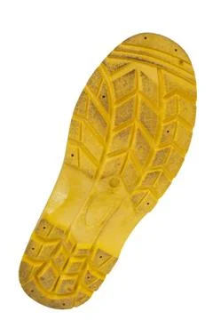 Soles of rubber boot Stock Photos