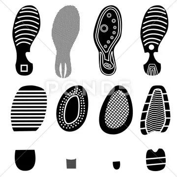 Soles shoes Stock Illustration