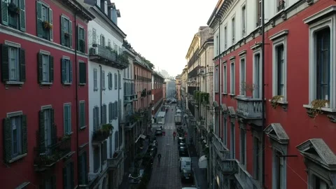 Via Solferino (Milan) 1 動画素材 166570427