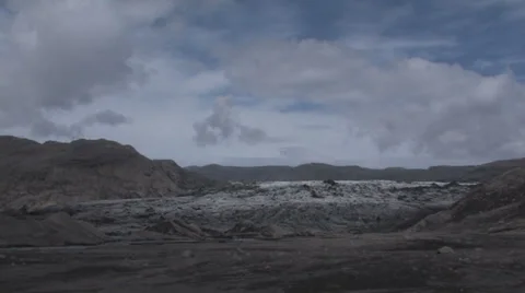 Solheimajokull glacier Stock Footage 35935115