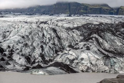 Solheimajokull Stock Photos