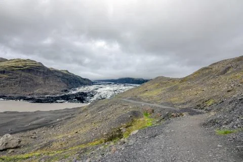 Solheimajokull Stock Photos