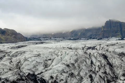 Solheimajokull Stock Photos