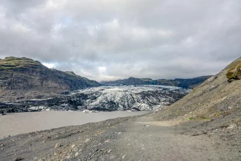 Solheimajokull Stock Photos