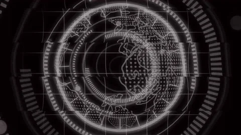 Solid animation Black Background dark plain. Animated solid shapes move ele.. Stock Footage 321453855