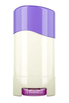 Solid Anti-Perspirant Deodorant, Deodorant Stick. 3D rendering Stock Illustration