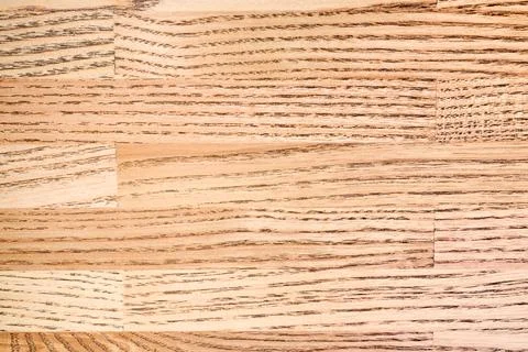 Solid ash glued timber under varnish countertop tabletop closeup wooden Foto stock