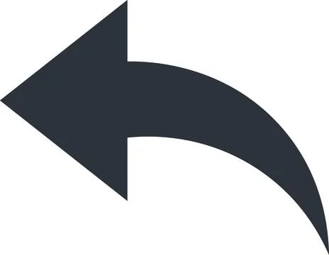 Solid Back Arrow Stock Illustration