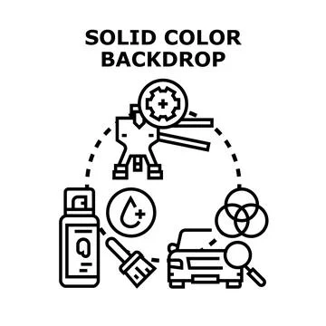 Solid black backdrop concept for photography and design イラスト素材