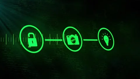 A solid black background with copy space Video stock 327901851