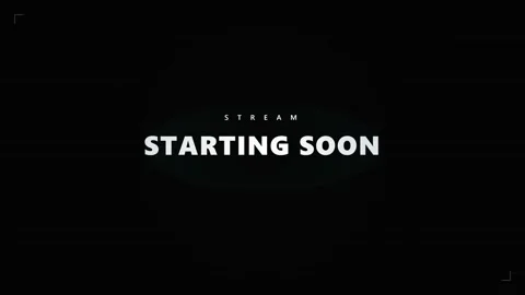 Solid black background for live stream starting soon screen Stock Footage 345202063
