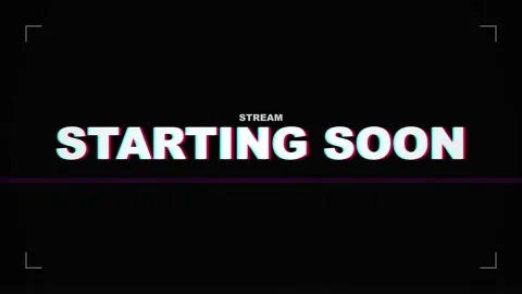 Solid black background for stream starting soon display Stock Footage 345201844