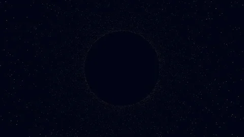Solid black circle on dark background for website or graphic design element Stock-Footage 315095913