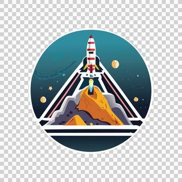 Solid Black Circle Icon minimalist shape geometric Stock Illustration