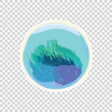 Solid Black Circular Shape circle silhouette plain geometric Stock Illustration