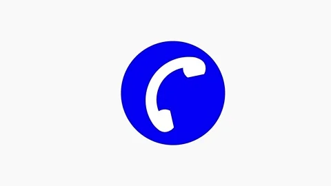Solid blue circle on clean background Stock Footage 333782169