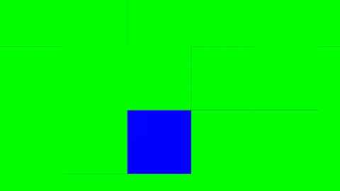 Solid blue green square geometric, motion background Stock Footage 335911567