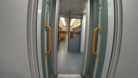 Solid carriage of the train 스톡 동영상 166931260