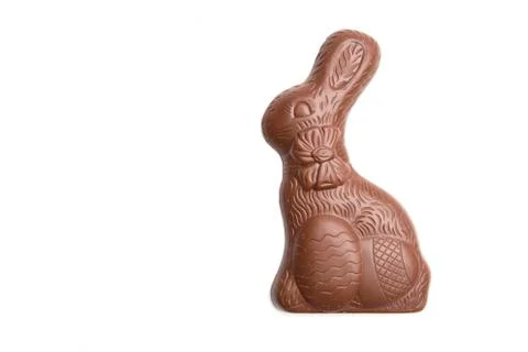 Solid Chocolate Easter Bunny Rabbit Foto stock