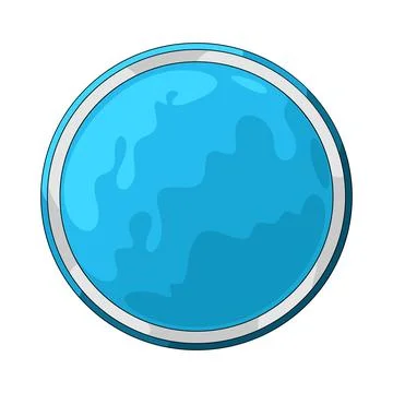 Solid circle illustration Stock Illustration