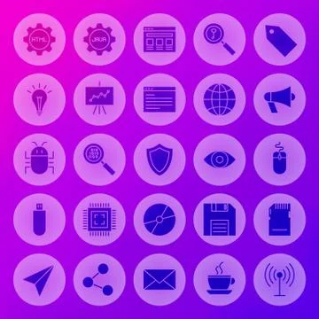 Solid Circle Web Computer Icons Stock-Illustration