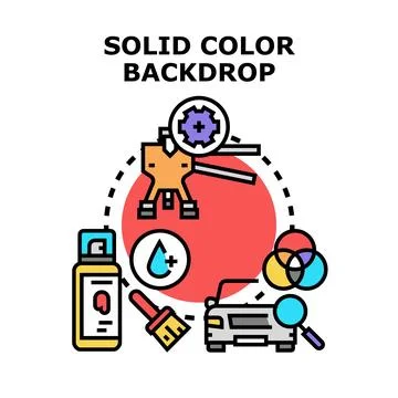 Solid color backdrop concept for photography and design イラスト素材