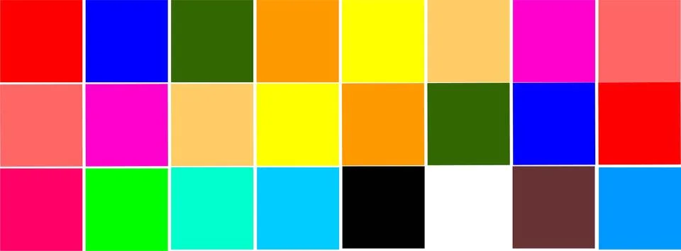 Solid colors illustration Ilustración de archivo