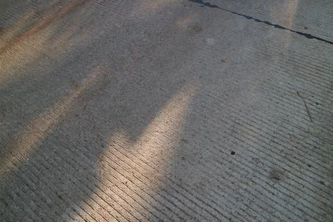 Solid concrete road with stripes texture Stock Photos