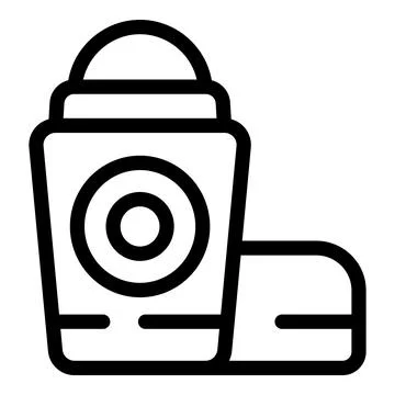 Solid deodorant stick being opened for freshness and body odor control Stock Illustration