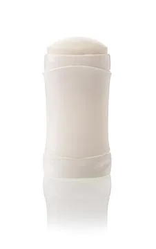Solid deodorant tube isolated on a white background. 스톡 사진