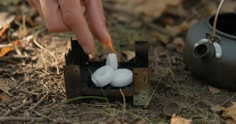 Solid fuel stove close up Stock Footage 144767679