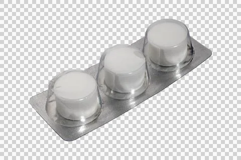 Solid fuel tablets blister pack for fire ignition combustion use Stock Photos