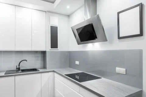 Solid, functional and beautiful kitchen Stock Photos