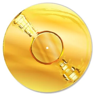 Solid Gold Record イラスト素材