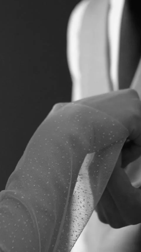 Solid handsome man groom in a business suit in the morning before his wedding Stock Footage 280037090