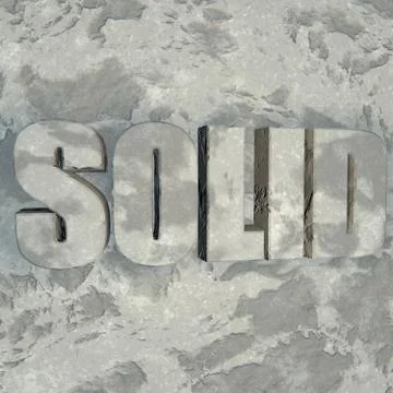Solid Illustrazione stock