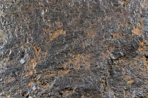 Solid Iron Ore Textured Face Surface Stock-Fotos