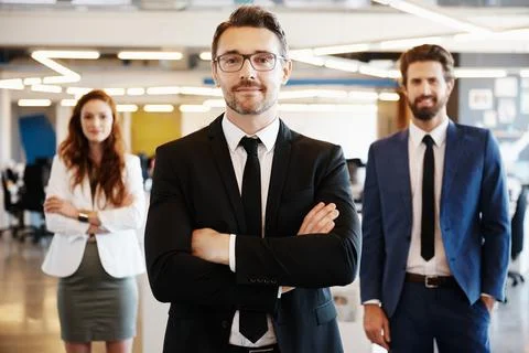 Solid leadership makes all the difference Stock Photos