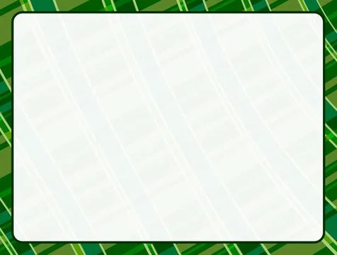 Solid light white border plaid pattern illustration graphic for st patricks Stock Illustration