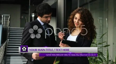 Solid Lower Third 3 Stock After Effects