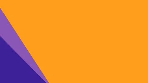 Solid orange field with purple triangular shapes overlapping at left edge; cl 스톡 일러스트