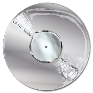 Solid Platinum Record Stock Illustration