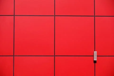 Solid, red and beautiful Stock Photos