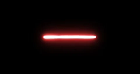 Solid Red Glowing Energy Laser Beam Against Black Background Layer Stockbeeldmateriaal 330468596