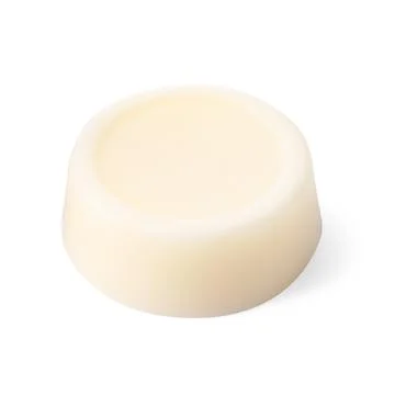 Solid shampoo bar isolated on white. Hair care Foto stock