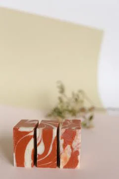 Solid shampoo bars zero waste Stock Photos