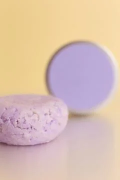 Solid shampoo bars zero waste Foto stock