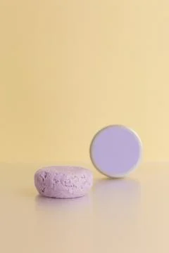 Solid shampoo bars zero waste Stock Photos