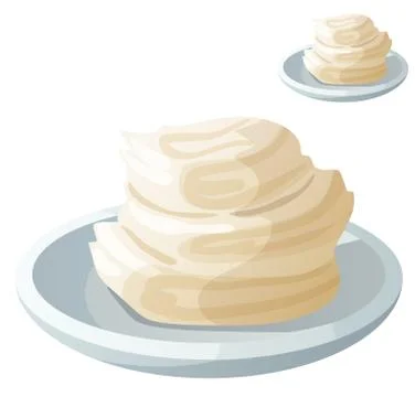 Solid shortening. Detailed Vector Icon isolated on white background 스톡 일러스트