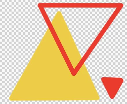 Solid simple geonetric colorful shape and form for kid fun project decoration Stock Illustration